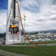 Illustration for article titled Hot Wheels builds giant ramp for real-life record jump at Indy 500
